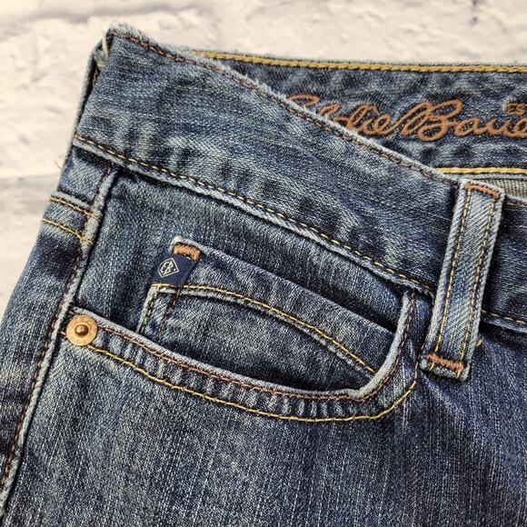 Eddie Bauer Curvy Specially Dyed Bootcut Jeans size 2R - Picture 11 of 16